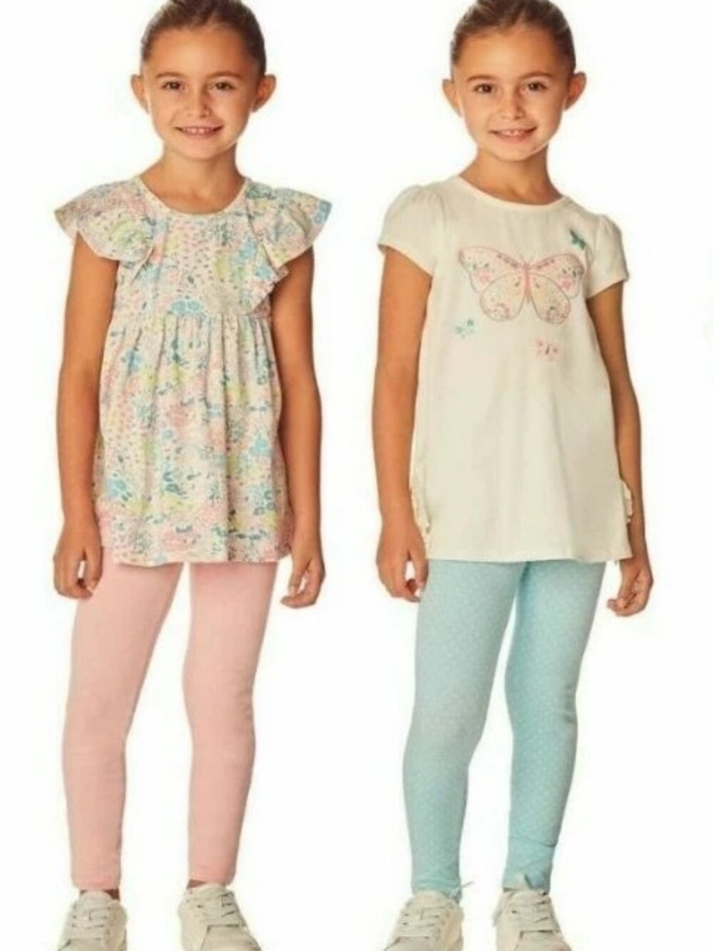 Headquarters Girls 4 Piece Set, PINK BUTTERFLY, 2T